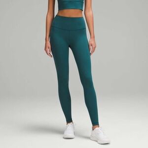 🍋Lululemon Wunder Train High-Rise Tight 27.5” Storm Teal